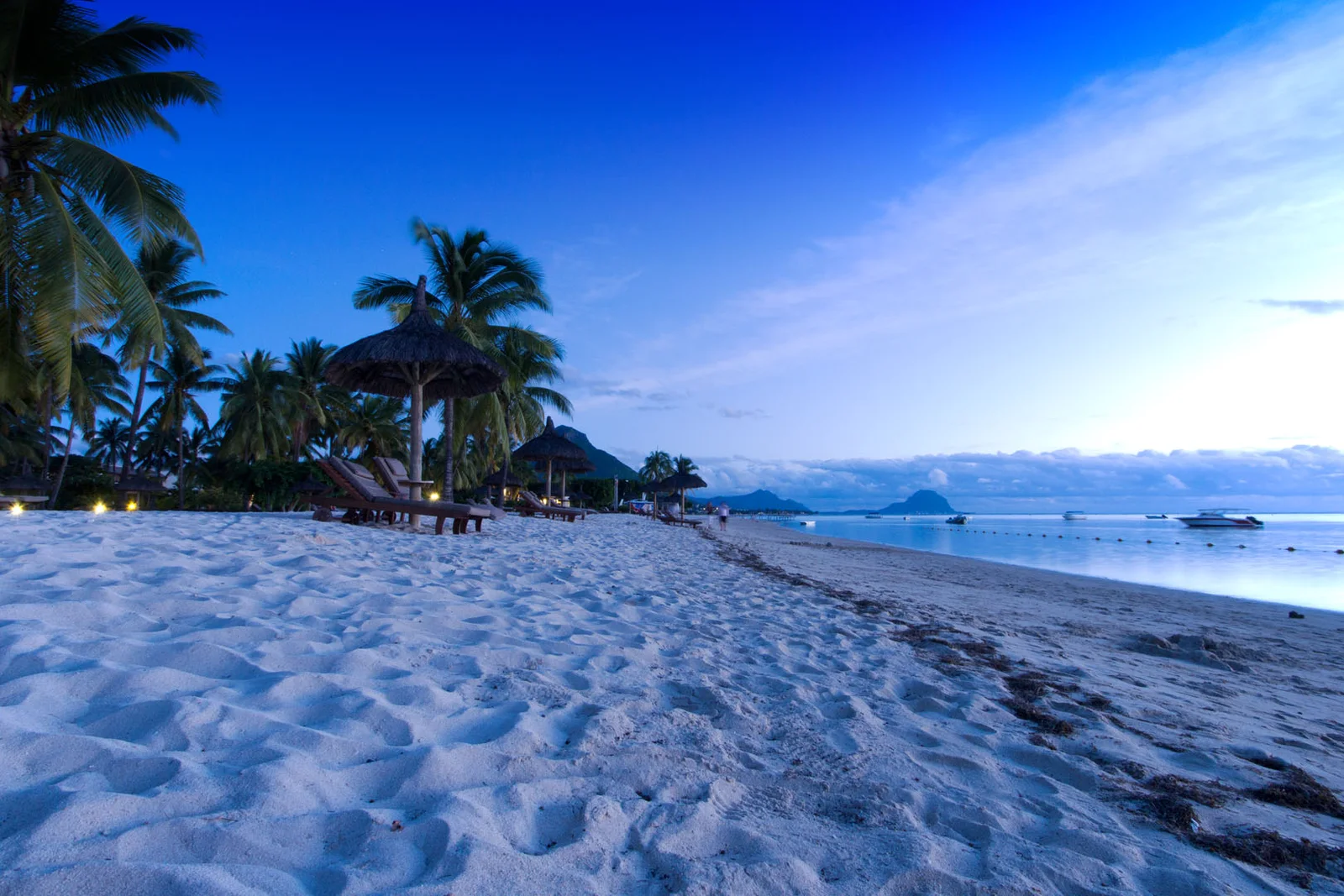 The coast at Flic en Flac, Mauritius