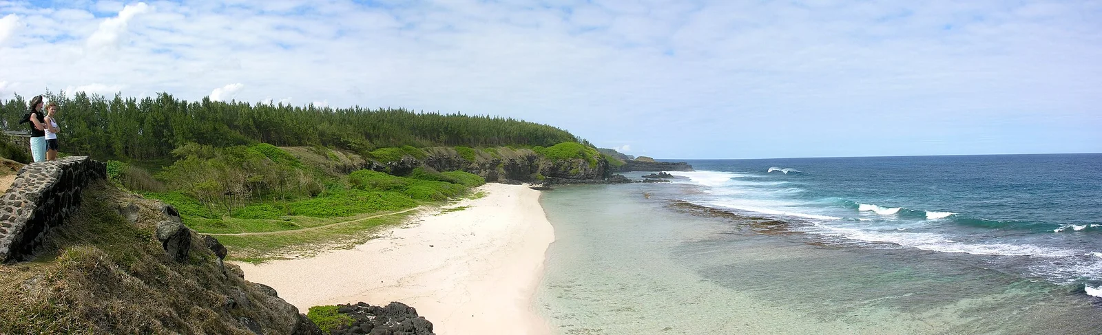 The coast at Gris Gris, Mauritius